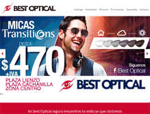 Tablet Screenshot of bestopticalmexicali.com